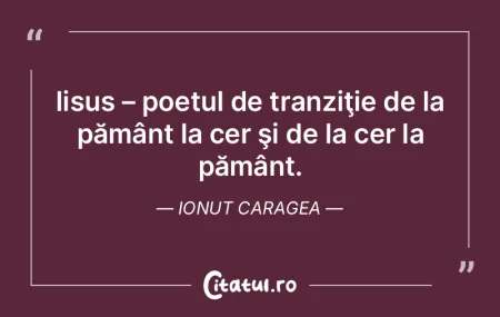 Iisus – poetul de tranziţie de la pă... Iisus – poetul de tranziţie de la pă...