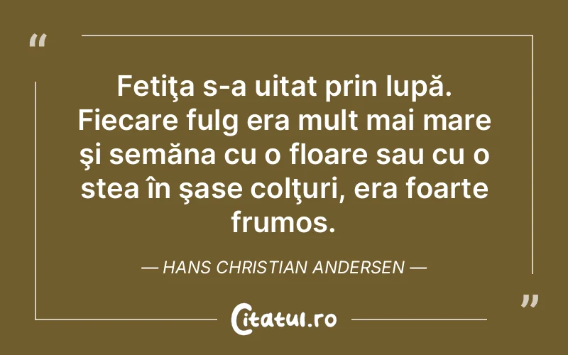 Citat Hans Christian Andersen - citate crestine