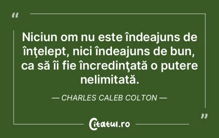 Niciun om nu este îndeajuns de înţele... Niciun om nu este îndeajuns de înţele...