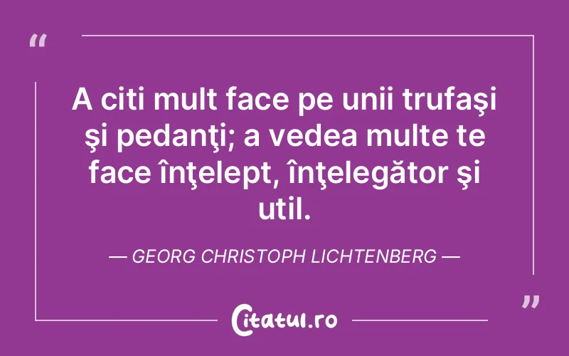 Citat Georg Christoph Lichtenberg - citate crestine