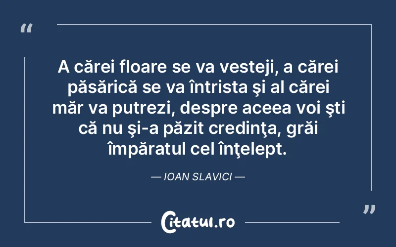 Citat Ioan Slavici - citate crestine