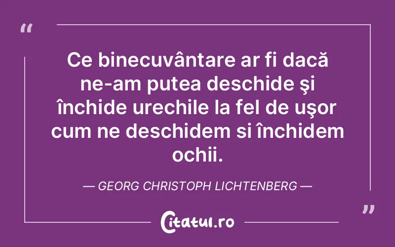 Citat Georg Christoph Lichtenberg - citate crestine
