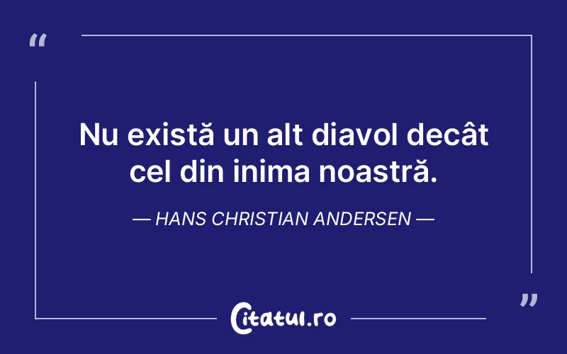 Citat Hans Christian Andersen - citate crestine
