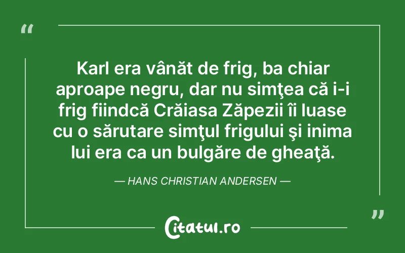 Citat Hans Ch - citate crestine