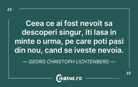 Ceea ce ai fost nevoit sa descoperi sing... Ceea ce ai fost nevoit sa descoperi sing...