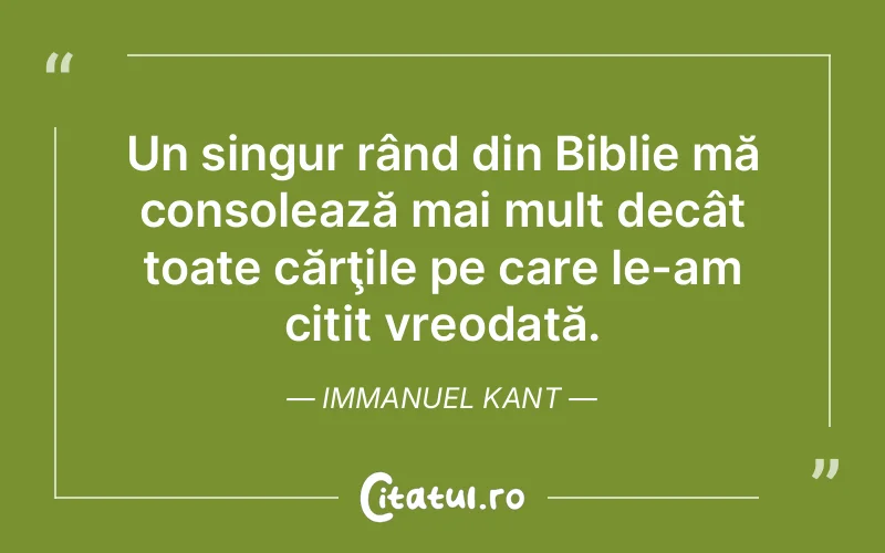 Citat Immanuel Kant - citate crestine