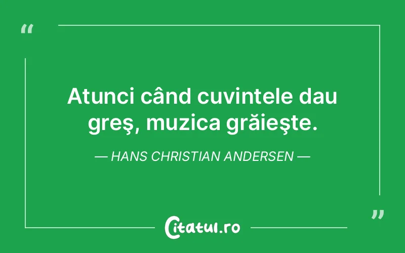 Citat Hans Christian Andersen - citate crestine