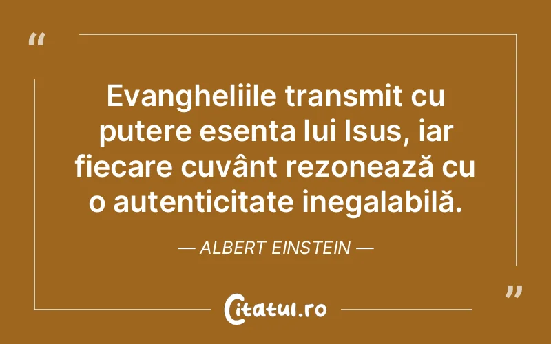 Citat Albert Einstein - citate crestine