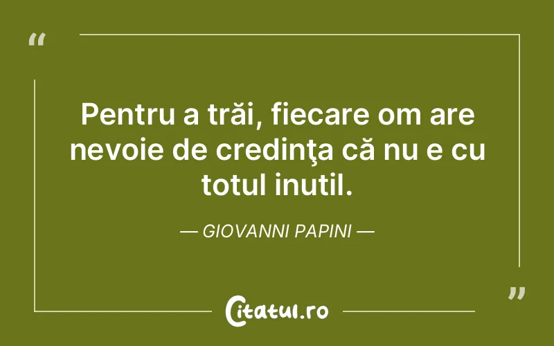 Citat Giovanni Papini - citate crestine