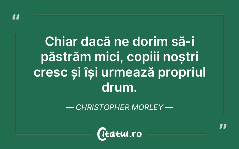 Citat Christopher Morley - citate crestine