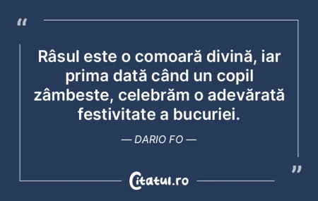 Râsul este o comoară divină, iar prim... Râsul este o comoară divină, iar prim...
