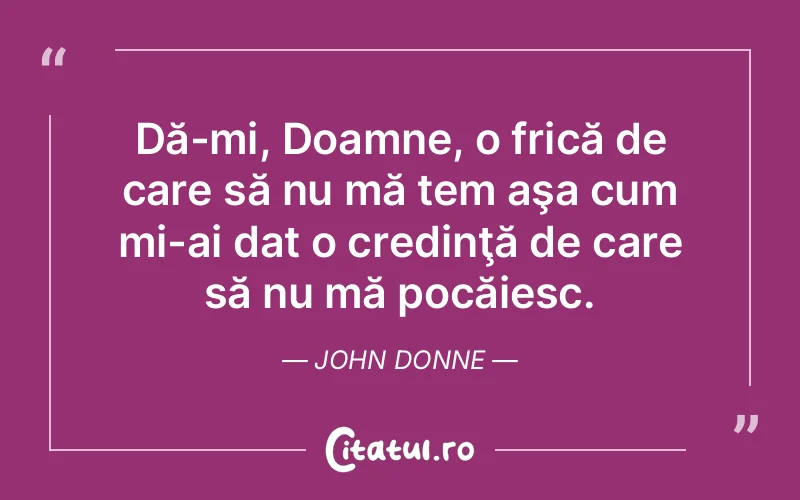 Citat John Donne - citate crestine
