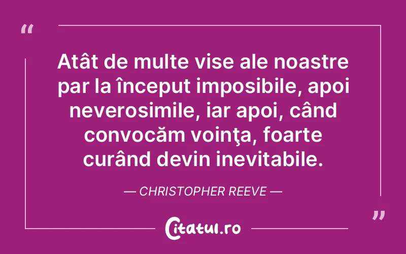 Citat Christopher Reeve - citate crestine