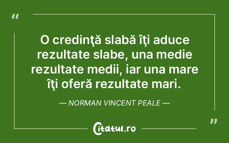 Citat Norman Vincent Peale - citate crestine