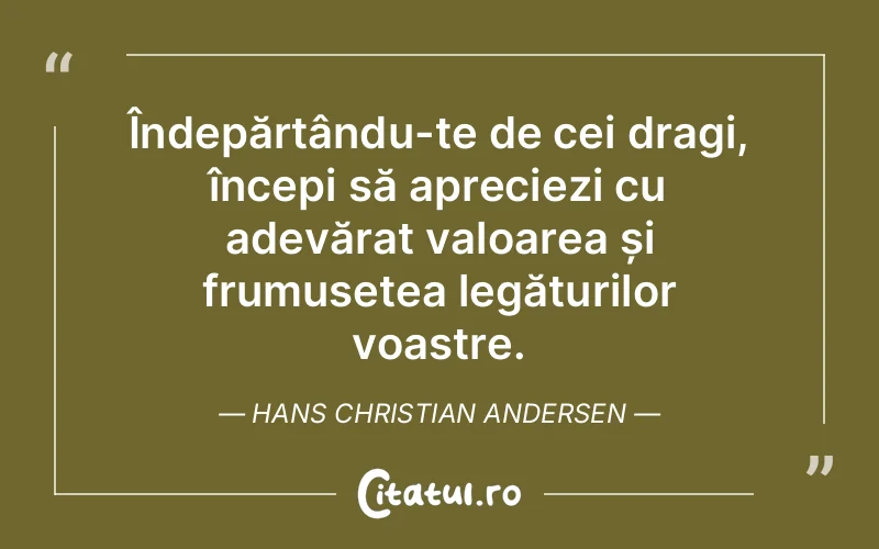 Citat Hans Christian Andersen - citate crestine