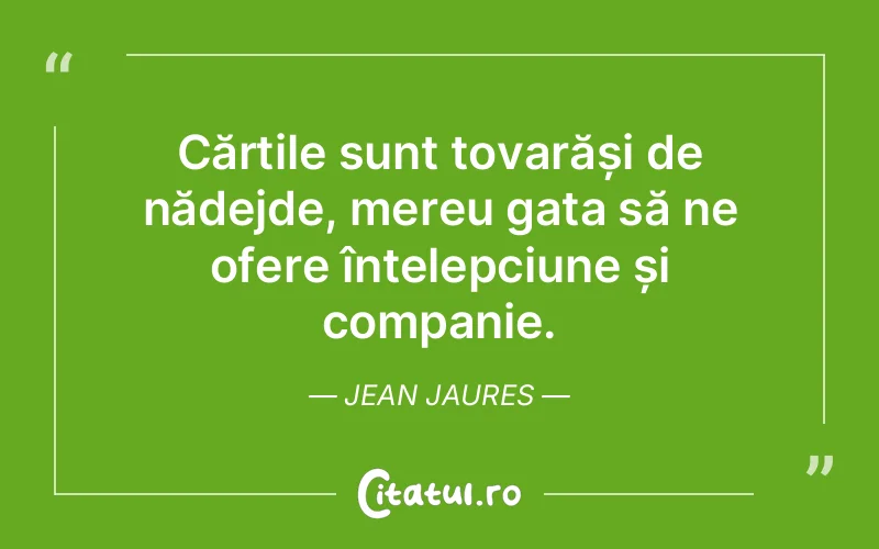Citat Jean Jaures - citate crestine