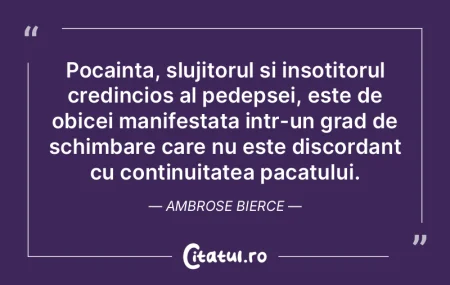 Pocainta, slujitorul si insotitorul cred... Pocainta, slujitorul si insotitorul cred...