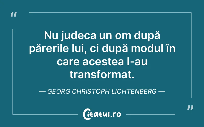 Citat Georg Christoph Lichtenberg - citate crestine