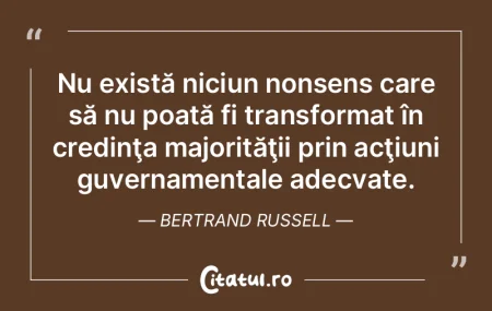 Nu există niciun nonsens care să nu po... Nu există niciun nonsens care să nu po...