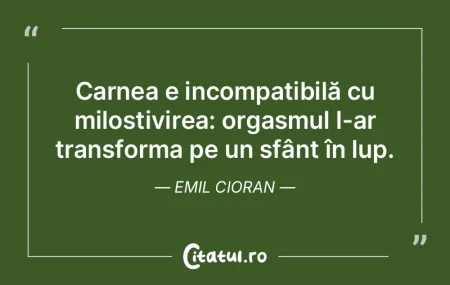 Carnea e incompatibilă cu milostivirea:... Carnea e incompatibilă cu milostivirea:...