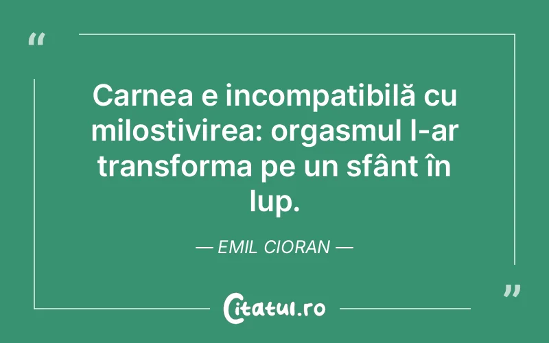 Citat Emil Cioran - citate crestine