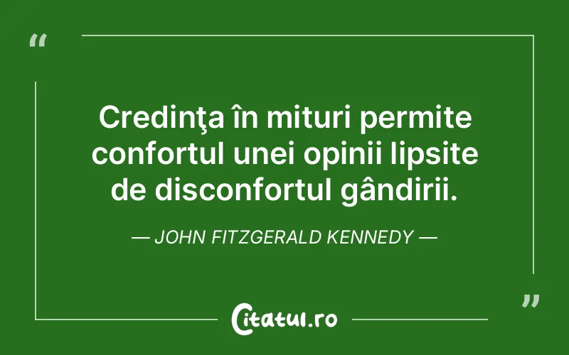 Citat John Fitzgerald Kennedy - citate crestine