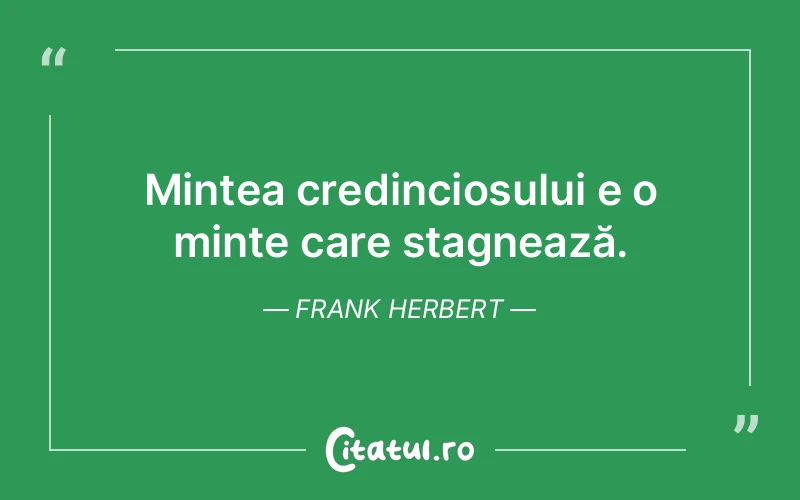 Citat Frank Herbert - citate crestine