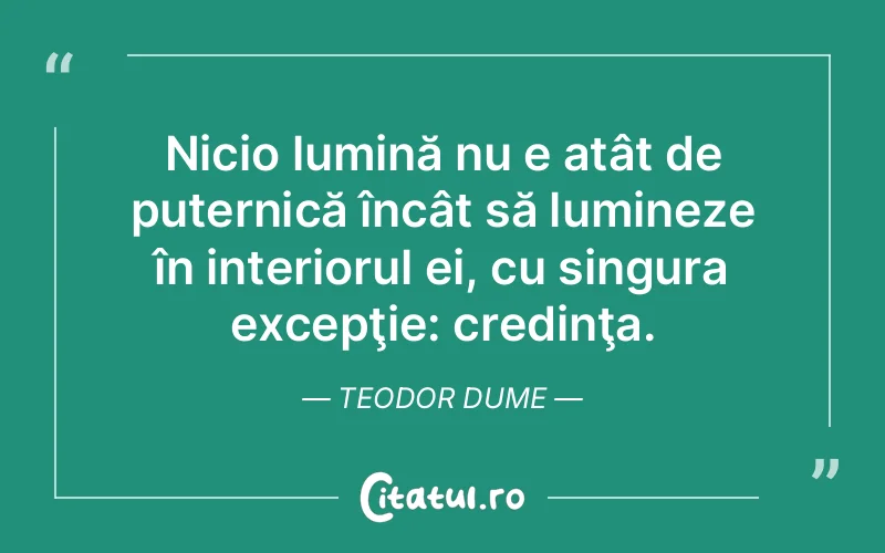 Citat Teodor Dume - citate crestine