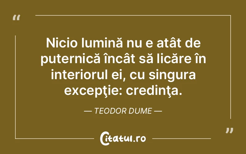 Citat Teodor Dume - citate crestine