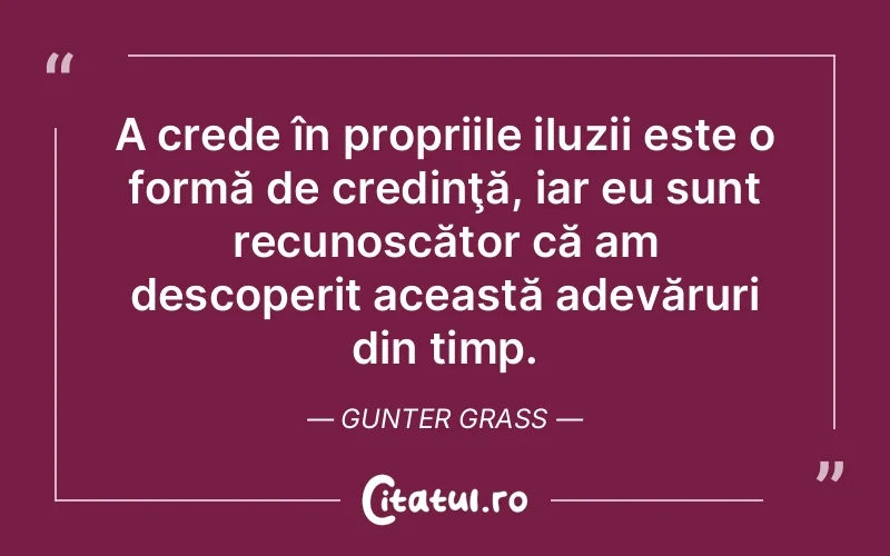 Citat Gunter Grass - citate crestine