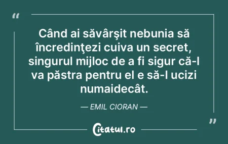 Când ai săvârşit nebunia să încred... Când ai săvârşit nebunia să încred...