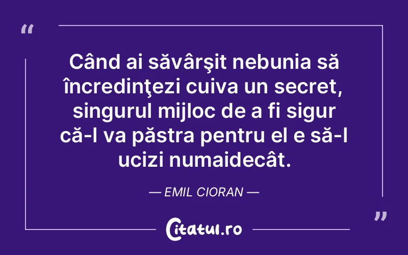 Citat Emil Cioran - citate crestine