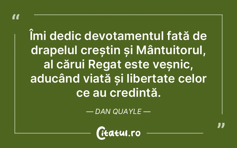 Citat Dan Quayle - citate crestine