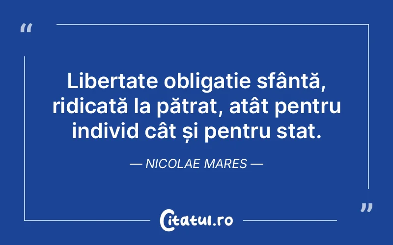 Citat Nicolae Mares - citate crestine