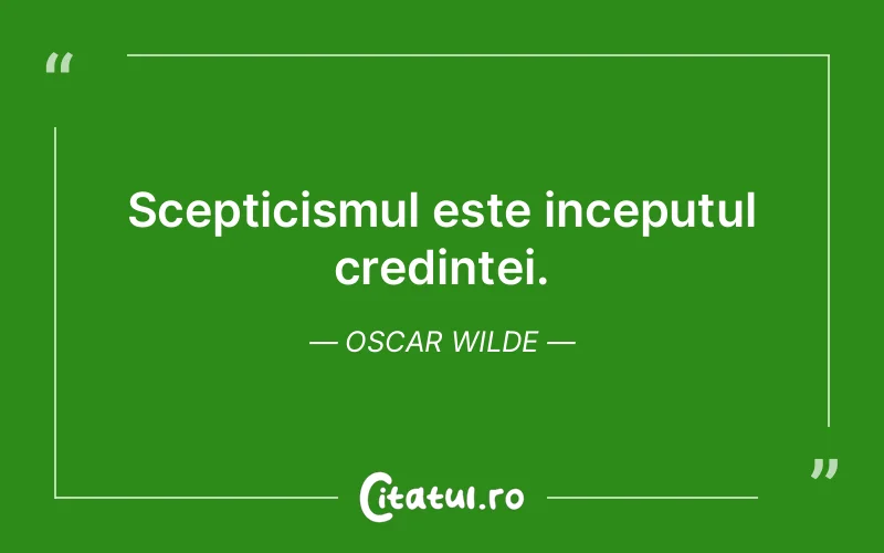 Citat Oscar Wilde - citate crestine