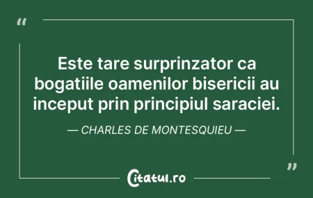 Este tare surprinzator ca bogatiile oame... Este tare surprinzator ca bogatiile oame...