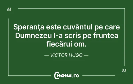 Speranţa este cuvântul pe care Dumneze... Speranţa este cuvântul pe care Dumneze...