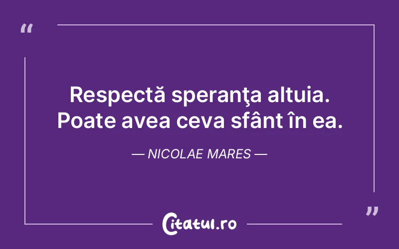 Citat Nicolae Mares - citate crestine