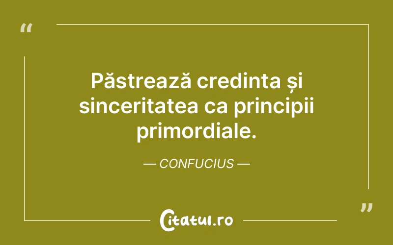 Citat Confucius - citate crestine