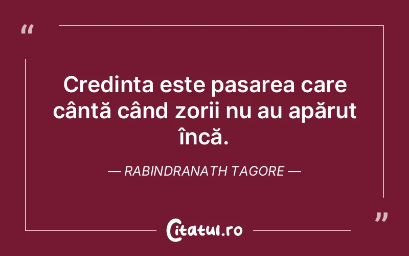 Citat Rabindranath Tagore - citate crestine