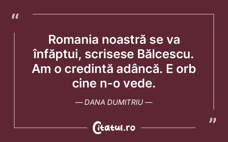 Citat Dana Dumitriu - citate crestine