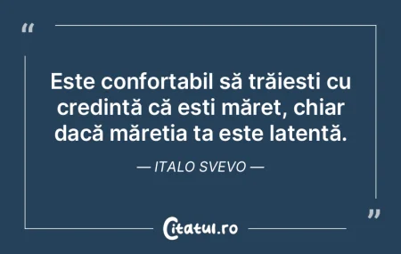 Este confortabil să trăiești cu credi... Este confortabil să trăiești cu credi...