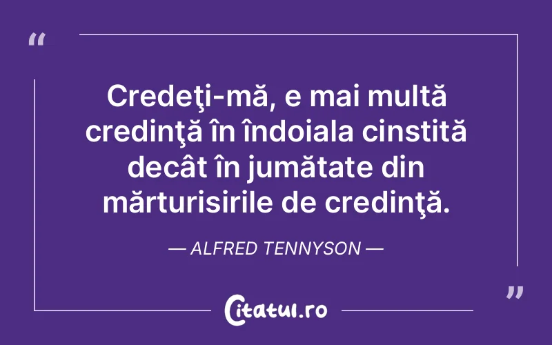 Citat Alfred Tennyson - citate crestine