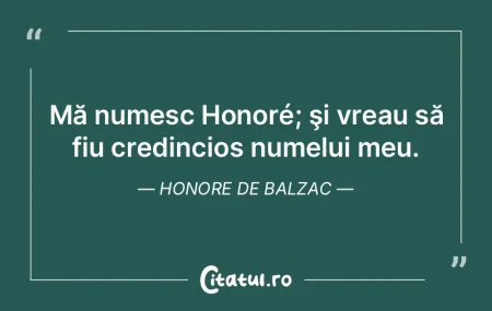 Mă numesc Honoré; şi vreau să fiu cr... Mă numesc Honoré; şi vreau să fiu cr...