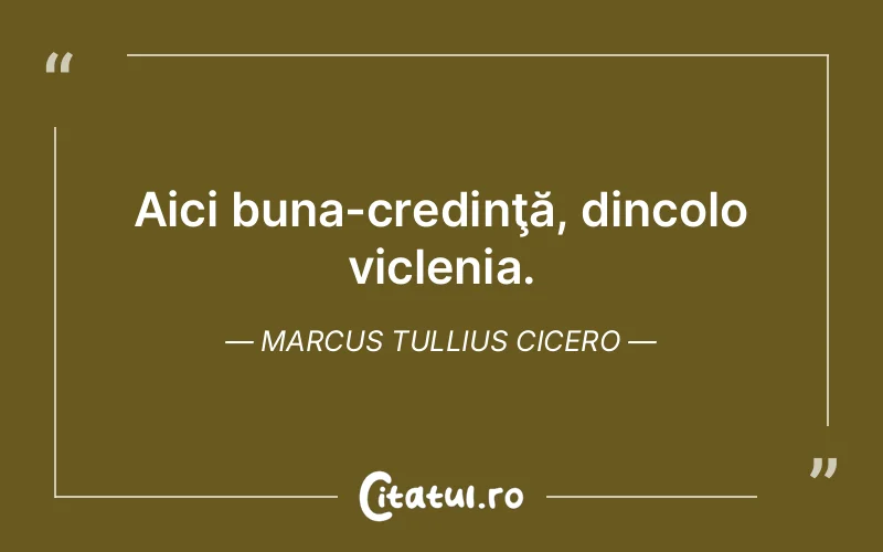 Citat Marcus Tullius Cicero - citate crestine