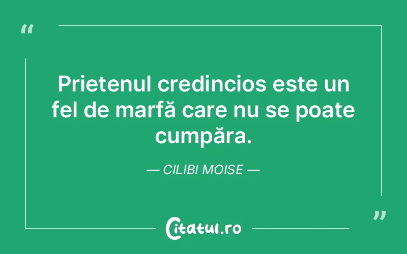 Citat Cilibi Moise - citate crestine