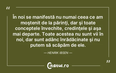 În noi se manifestă nu numai ceea ce a... În noi se manifestă nu numai ceea ce a...