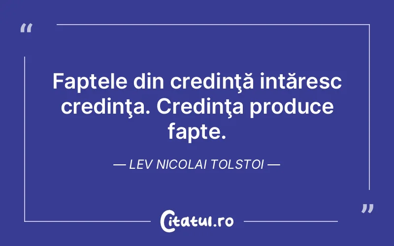 Citat Lev Nicolai Tolstoi - citate crestine