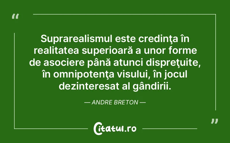 Citat Andre Breton - citate crestine