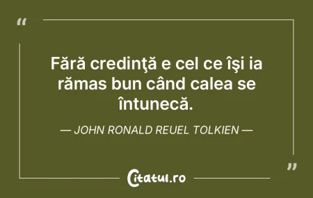 Fără credinţă e cel ce îşi ia răm... Fără credinţă e cel ce îşi ia răm...